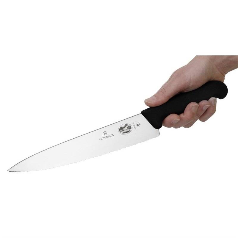 Couteau de Cuisinier - Lame Dentée 220 mm - Victorinox - Image 5