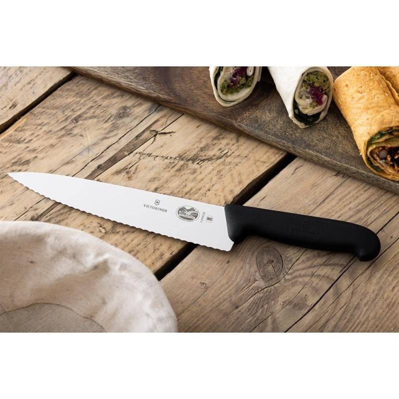 Couteau de Cuisinier - Lame Dentée 220 mm - Victorinox - Image 7