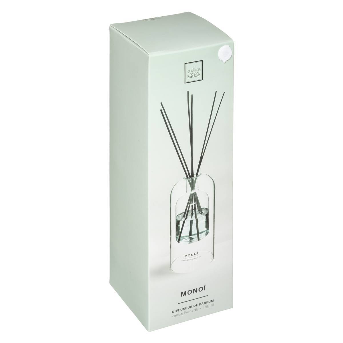Atmosphera - Diffuseur de parfum Ilan 150ml verre monoï - Atmosphera Créateur d'intérieur - Image 3