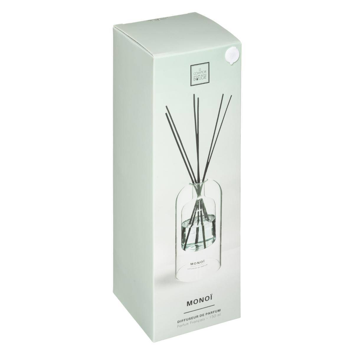Atmosphera - Diffuseur de parfum Ilan 150ml verre monoï - Atmosphera Créateur d'intérieur - Image 4