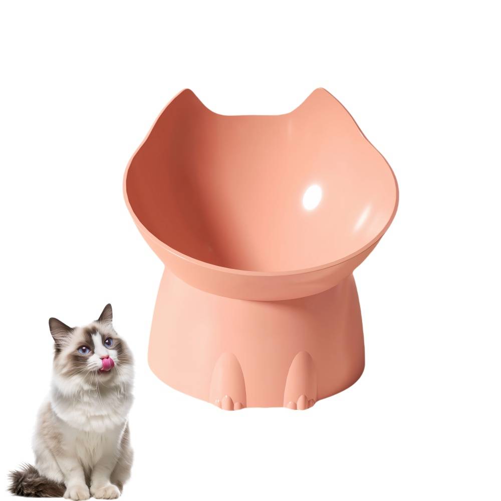 Gamelle haute capacité pour chat anti-renversement IntiMeg
