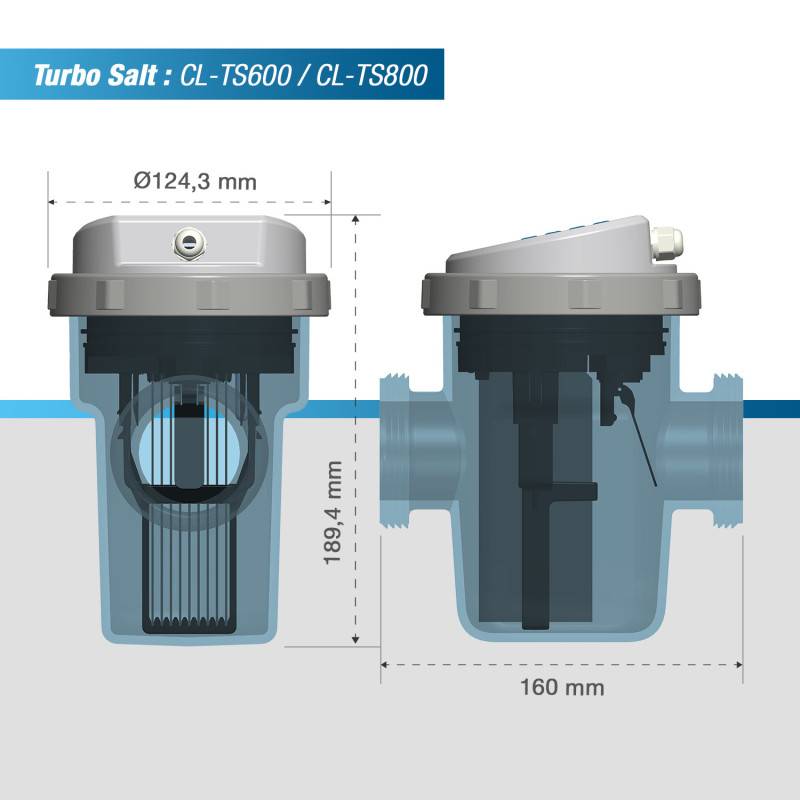 Poolex - Électrolyseur de sel Poolex Turbo Salt - CL-TS200 - jusqu'à 20m3 - Imagen 4