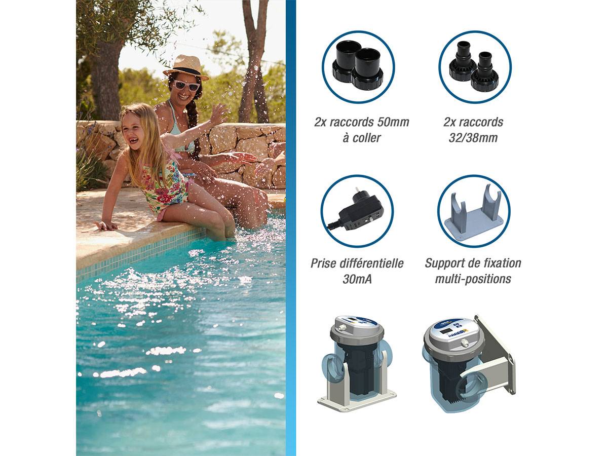 Poolex - Électrolyseur de sel Poolex Turbo Salt - CL-TS200 - jusqu'à 20m3 - Imagen 7