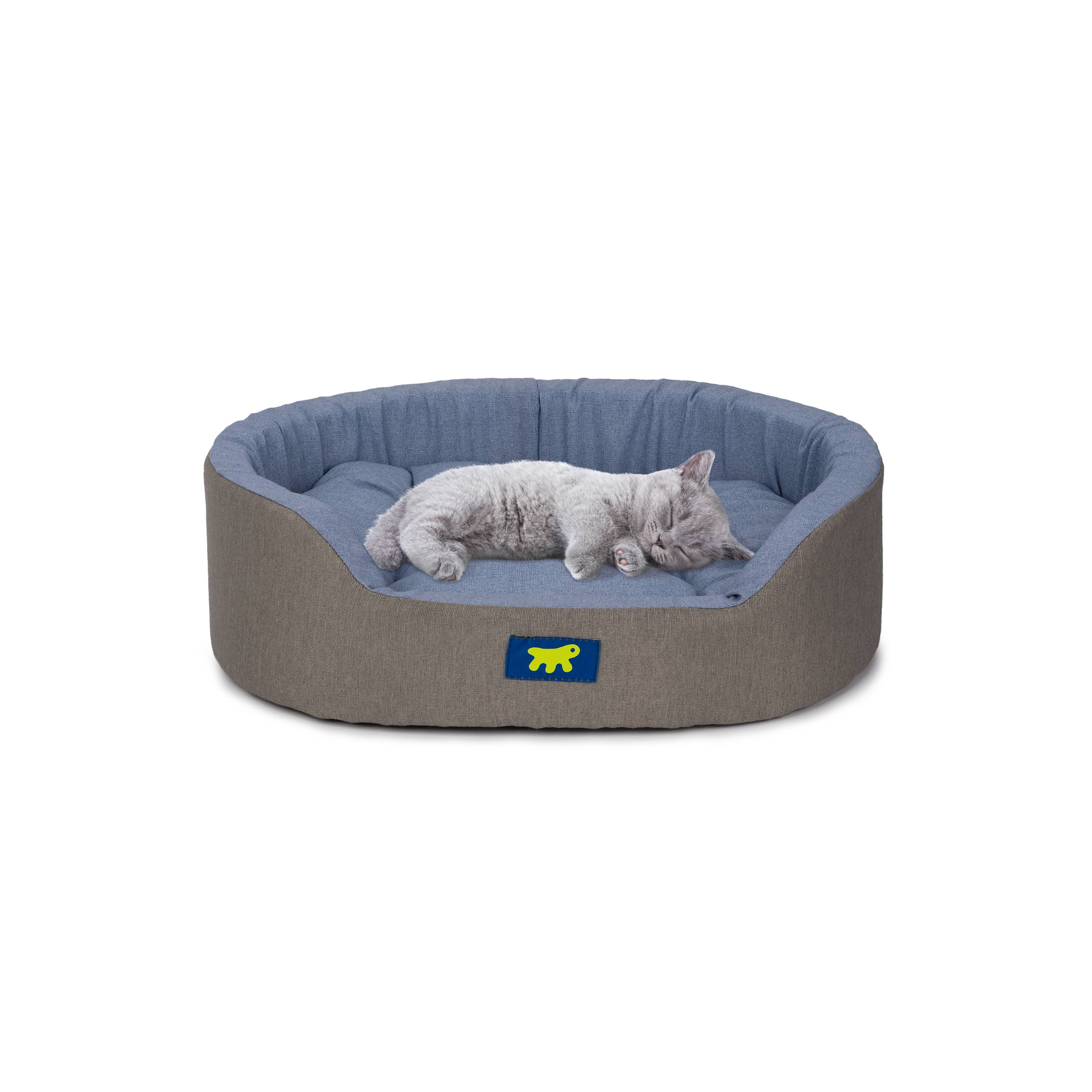 Ferplast - Ferplast Panier Chien Dandy, Coussin Amovible et Lavable, Housse en Coton avec Rembourrage Doux, Idéal également comme Niche pour Chat, 45 x 35 x H 13 - Imagen 4