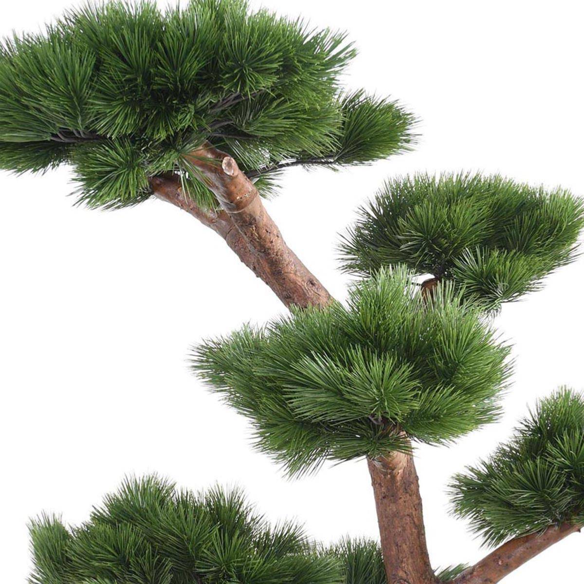 Artificielles - Bonsaï Pin Artificiel H 150 cm D 90 cm en pot Anti-UV - dimhaut: H 150 cm - couleur: Vert - div: Anti UV - Imagen 2