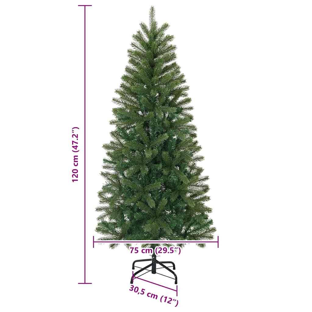Vidaxl - Sapin de Noël artificiel Vert 120 cm PVC, PE et acier vidaXL 42018732 - Image 3