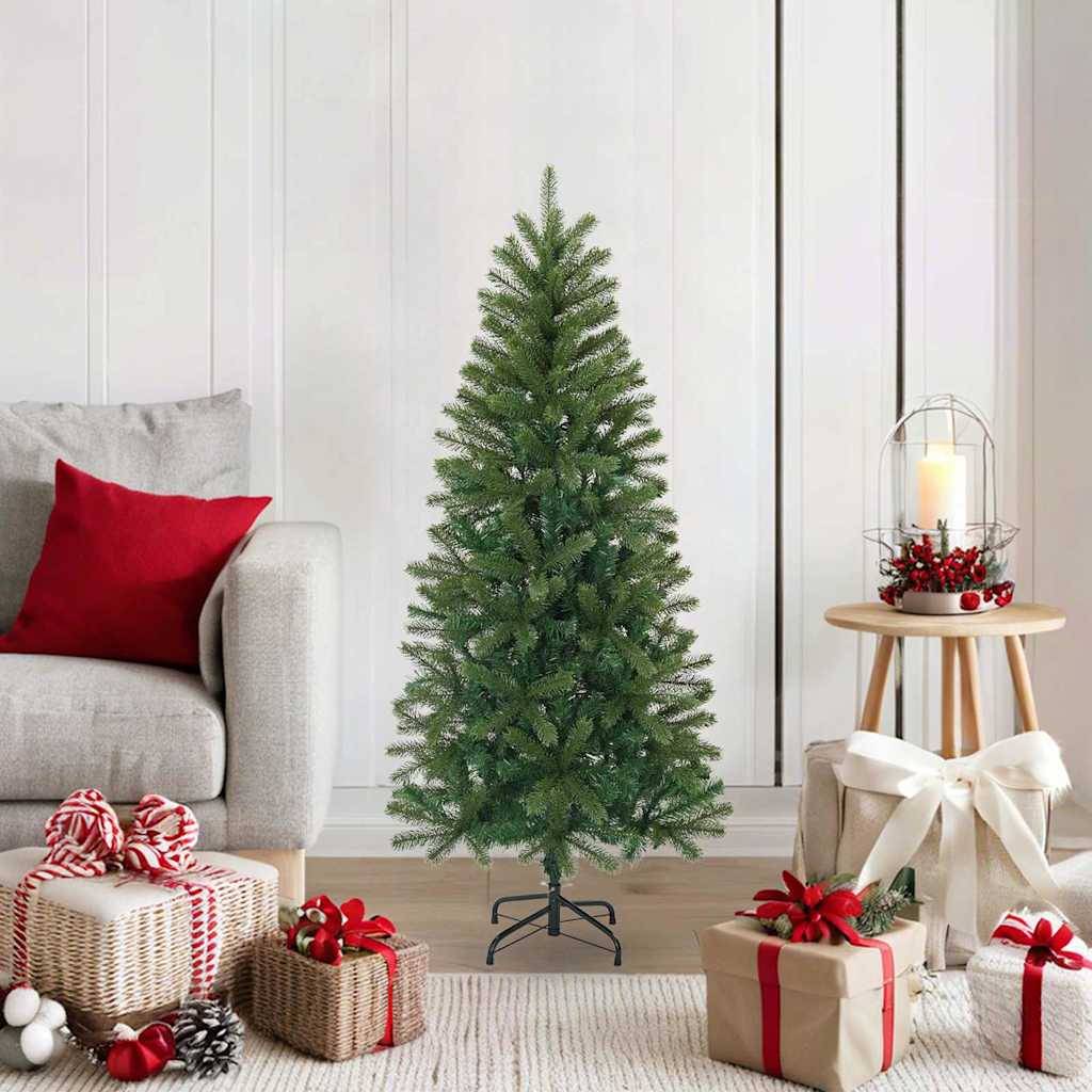 Vidaxl - Sapin de Noël artificiel Vert 120 cm PVC, PE et acier vidaXL 42018732 - Image 1