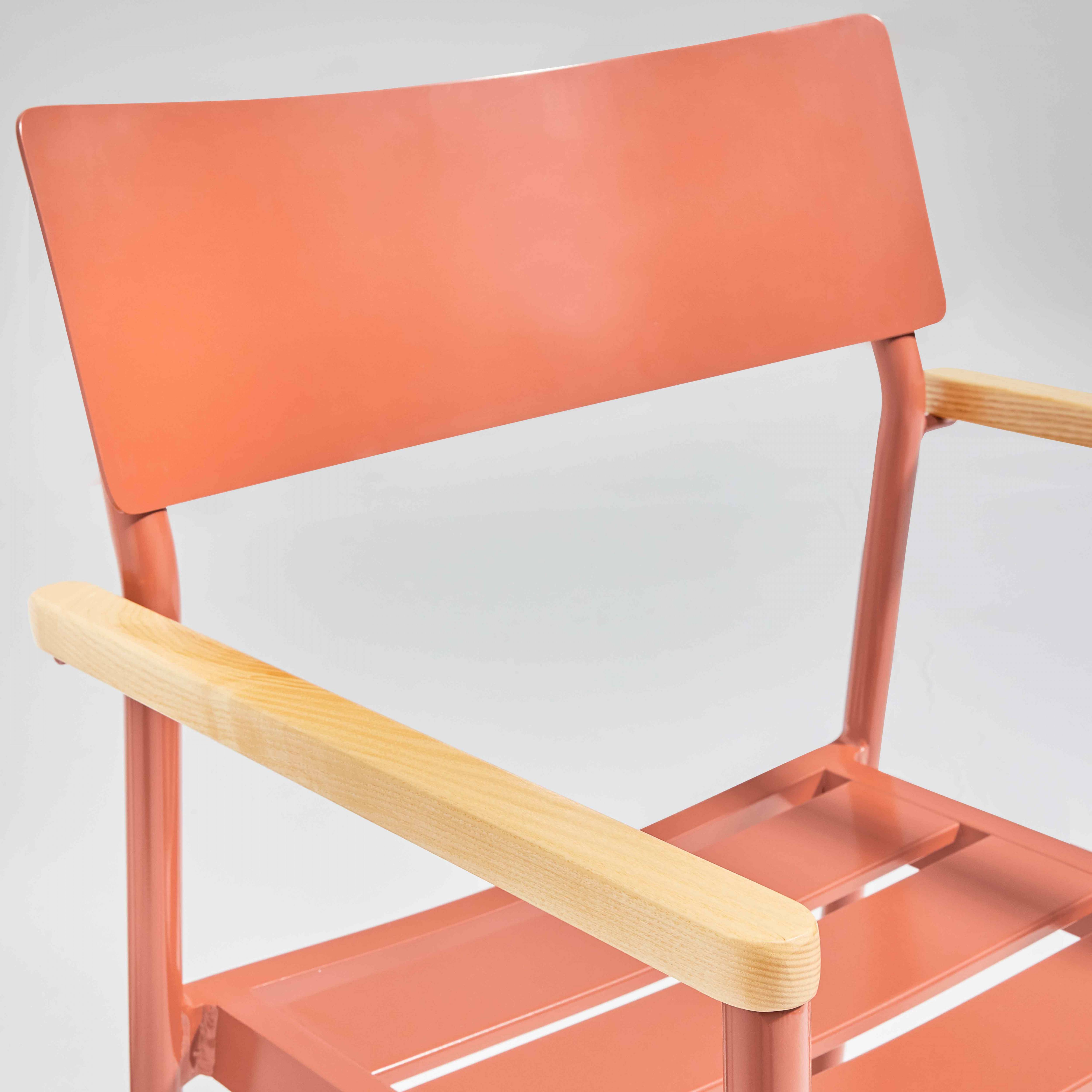 Oviala - Fauteuil de jardin en aluminium et bois terracotta
Leeds - Oviala - Imagen 5