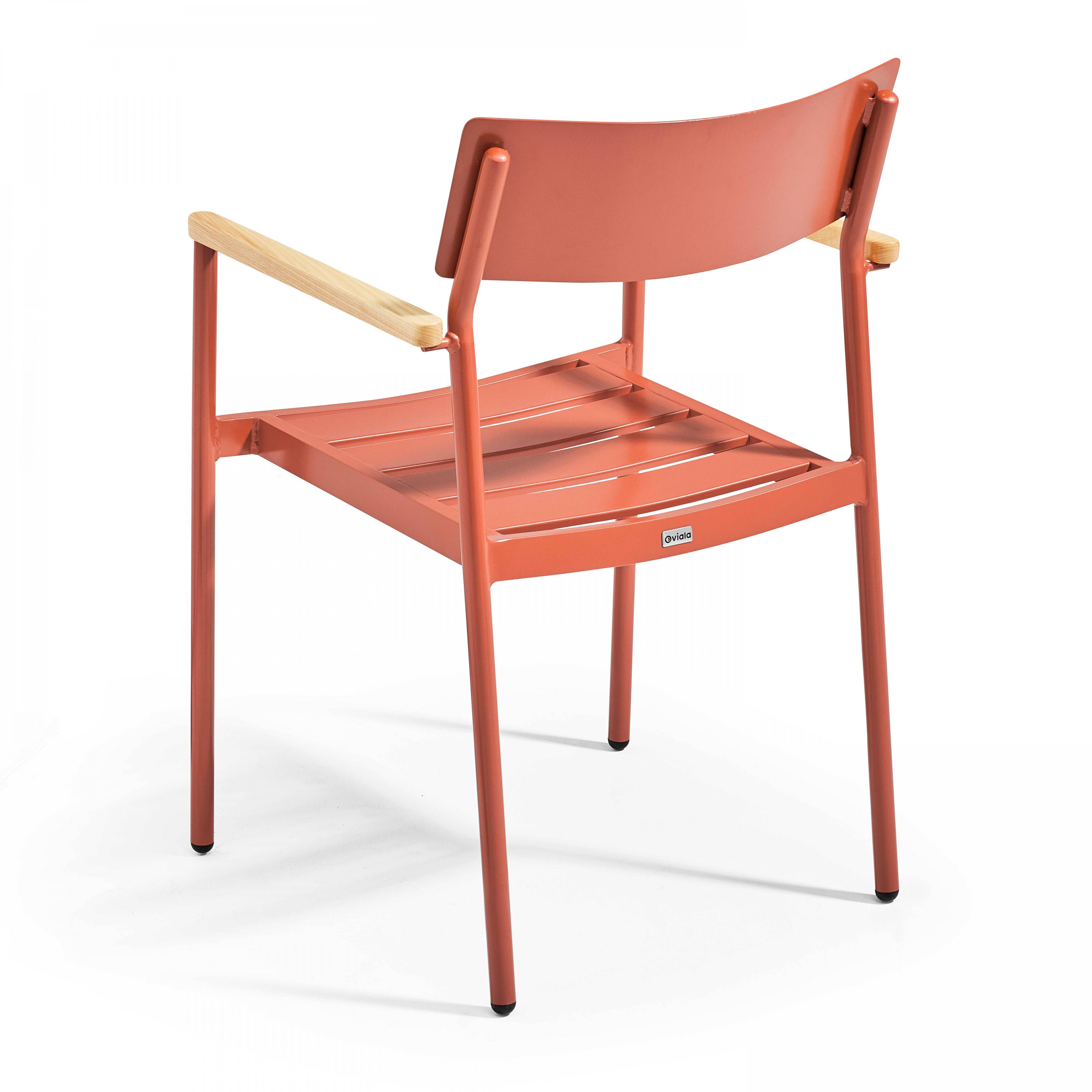 Oviala - Fauteuil de jardin en aluminium et bois terracotta
Leeds - Oviala - Imagen 2