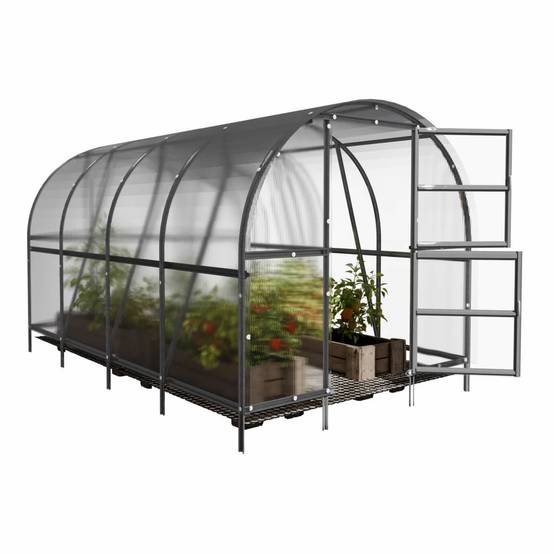 KLASIKA GREENHOUSES - Serre KLASIKA BALTIC LT 3 x 4 m (12 m²), 6 mm avec revêtement en polycarbonate - Image 3