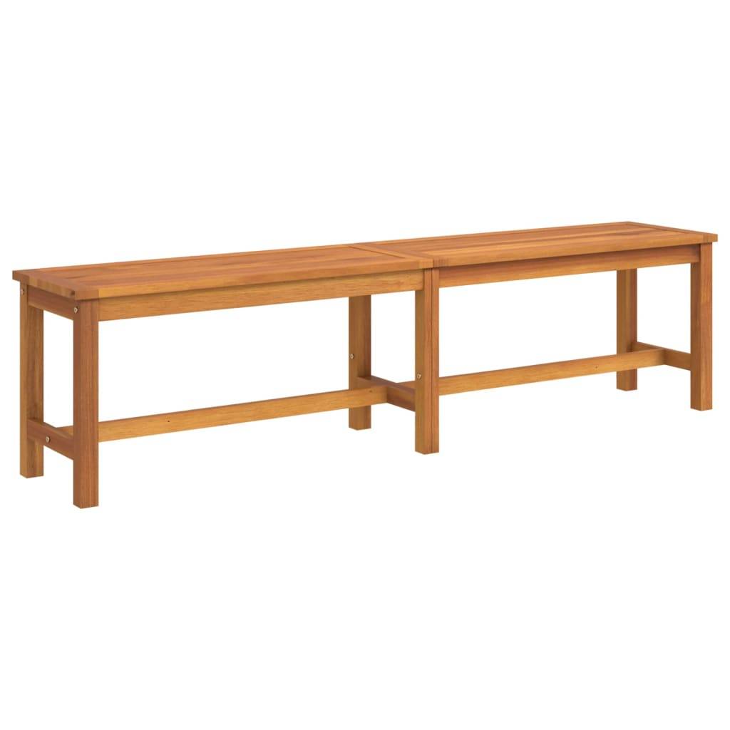 PANGIVO - Banc de jardin bois d'acacia naturel 180 x 35 x 45 cm - PANGIVO - Image 2
