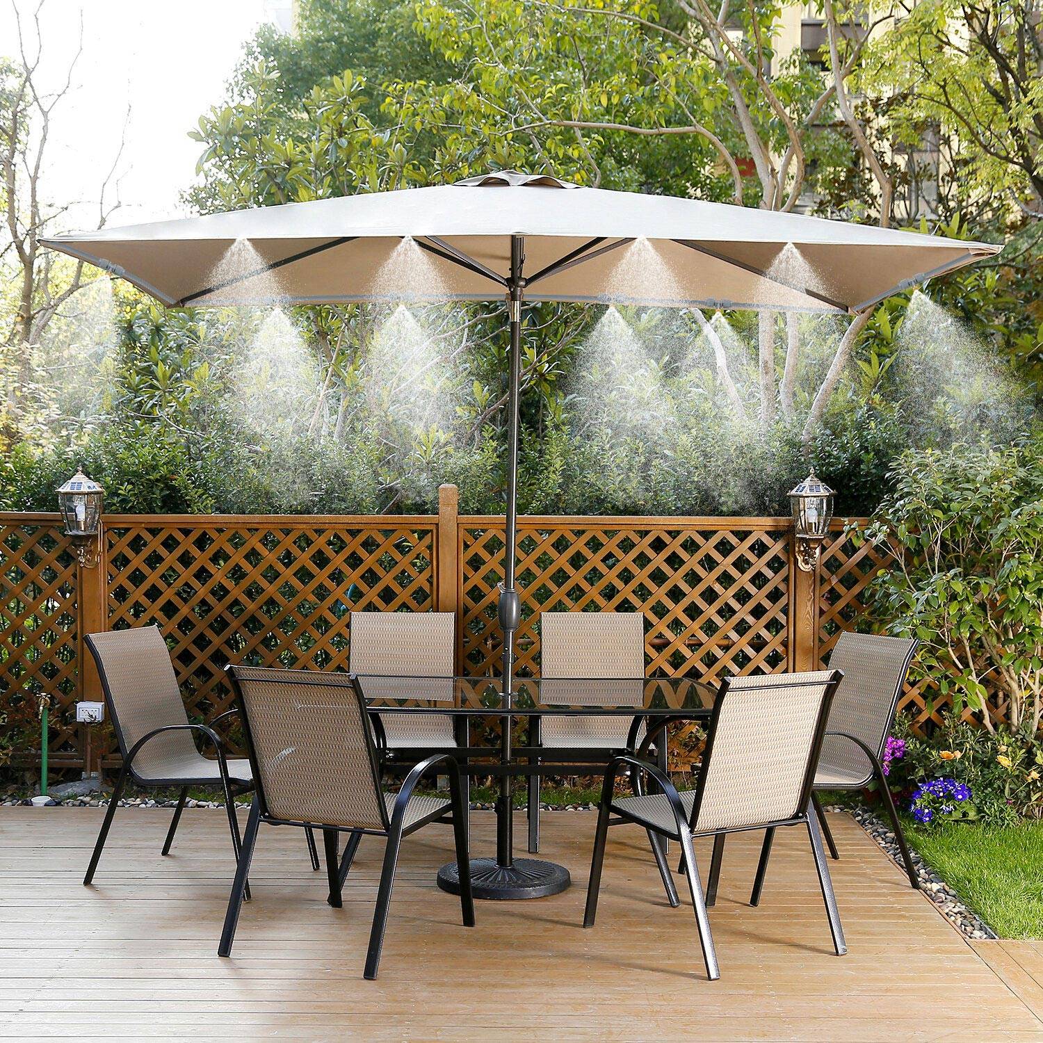 Brumisateur de terrasse 20m 14 buses laiton WERKA PRO - Image 3