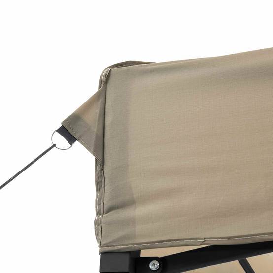 Pergola acier taupe 440 x 292 x 315 cm - Prolenta premium p382.1 - Image 6