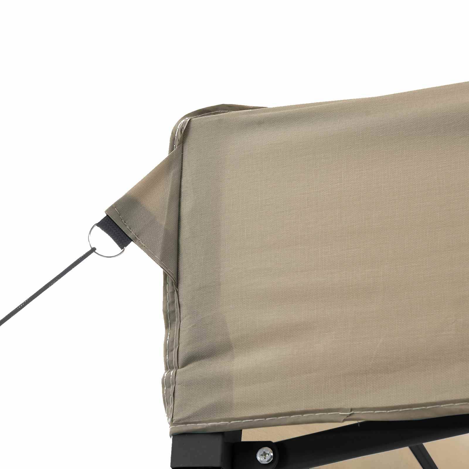 Pergola acier taupe  440 x 292 x 315 cm  - Prolenta premium p382.1 - Image 6