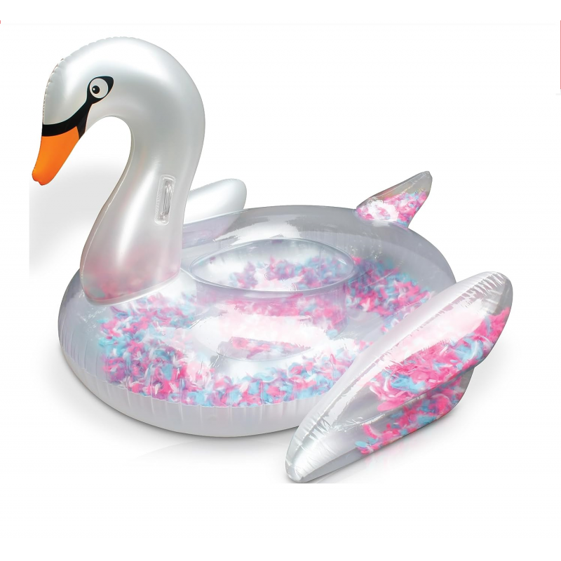 Ballon flotteur SIGNE gonflable pour piscines XXL 183x162x117 cm pour adultes et enfants à partir de 14 ans Bouée de natation - Image 1