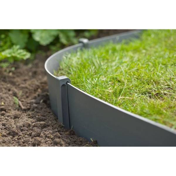 Piquets pour bordures de jardin - NATURE - Ancres en polypropylene gris - Lot de 10 - Image 5