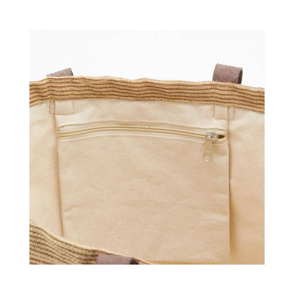 Aubry Gaspard - Grand sac en jute naturel - Imagen 3
