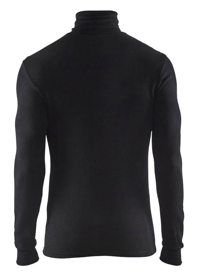 Haut de sous-vêtement col zippé - BLAKLADER - Warm Noir T.S 489117059900-S - Image 2