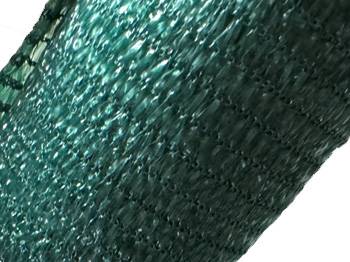 Maille Store - Brise-vue 80% - Vert - 90gr/m² - Maille aérée - Boutonnières Vert foncé 2m x 10m