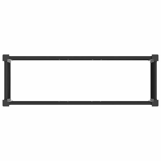 ComfortXL - Bac potager surélevé WPC aluminium jardin culture légumes 150x54cm noir - ComfortXL Outdoor Living - Image 5