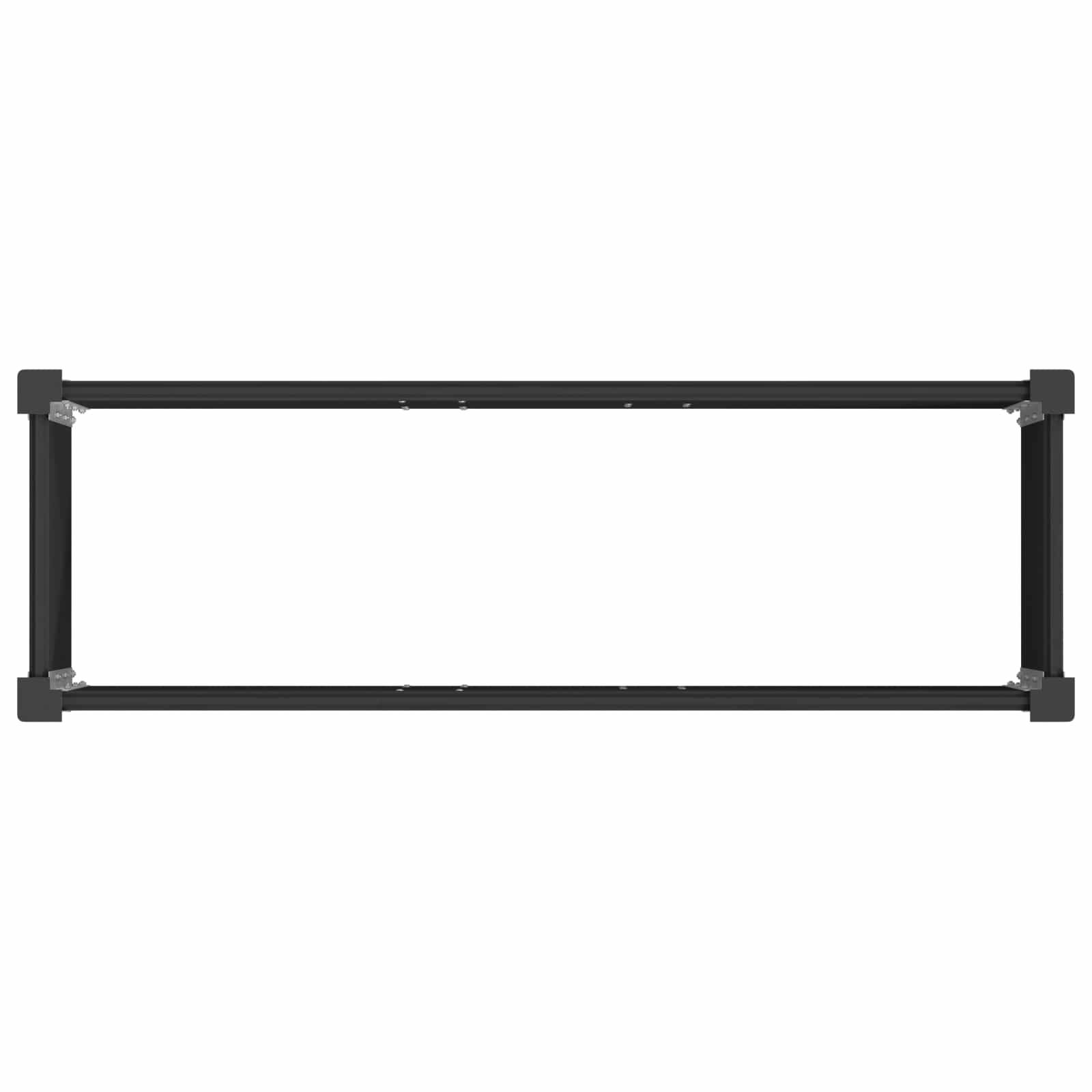 ComfortXL - Bac potager surélevé WPC aluminium jardin culture légumes 150x54cm noir - ComfortXL Outdoor Living - Image 5
