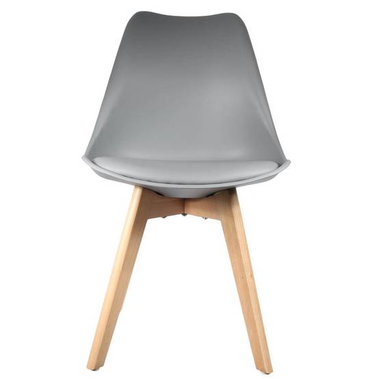 ALTOBUY - Lot de 6 Chaises Scandinaves Grises - MEDALINE - Image 4