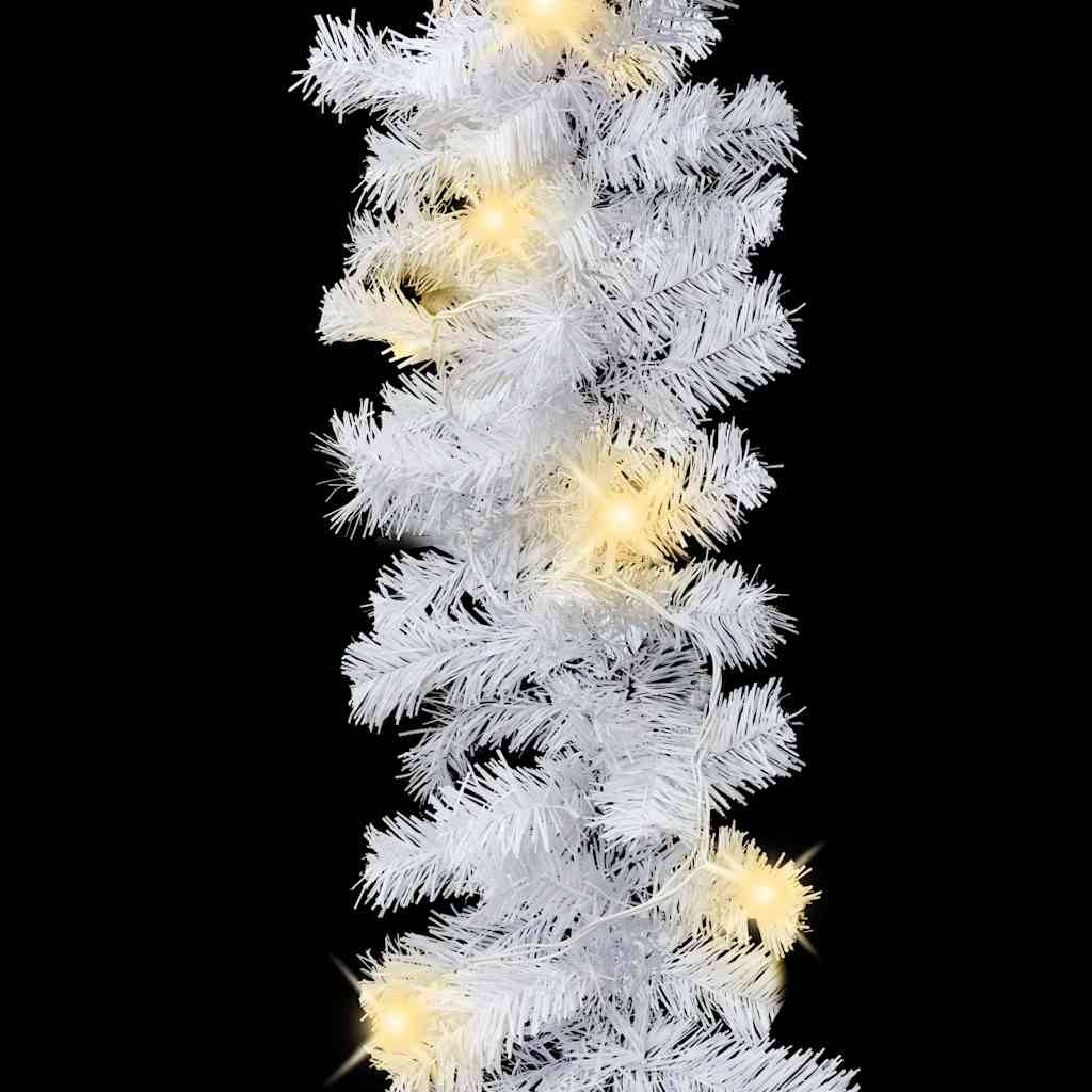 Guirlande de Noël Artificielle Lumineuse LED Décoration Escalier 5m Blanc – ComfortXL Outdoor Living - Image 7