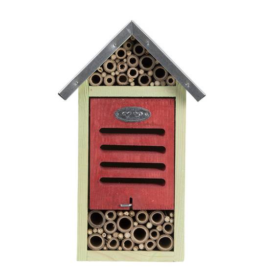 Hôtel à insectes, taille M, H 29 cm. abeilles , coccinelles.. - Image 1