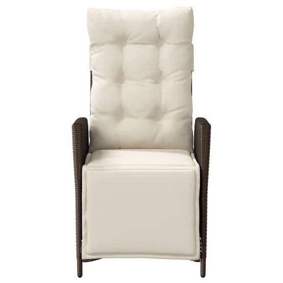 Chaise bois composite 2 places rotin marron 57 x 61 x 93 cm - Prolenta premium p3157.5 - Image 5