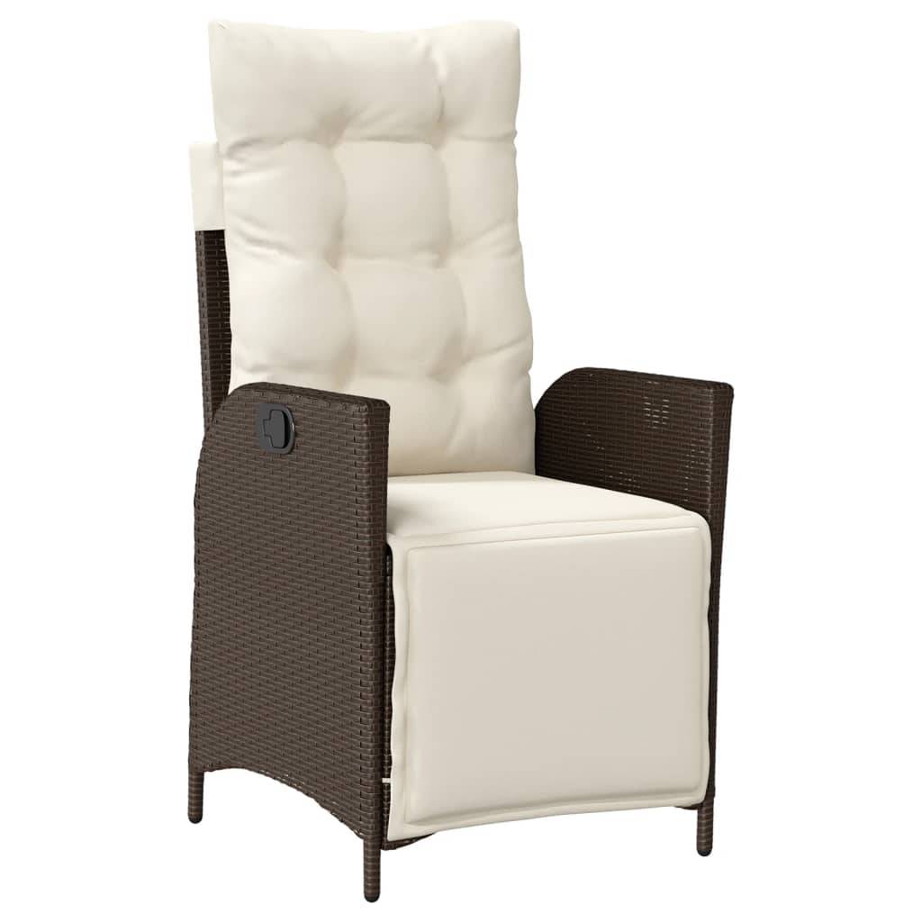 Chaise bois composite 2 places rotin marron  57 x 61 x 93 cm  - Prolenta premium  p3157.5 - Image 4