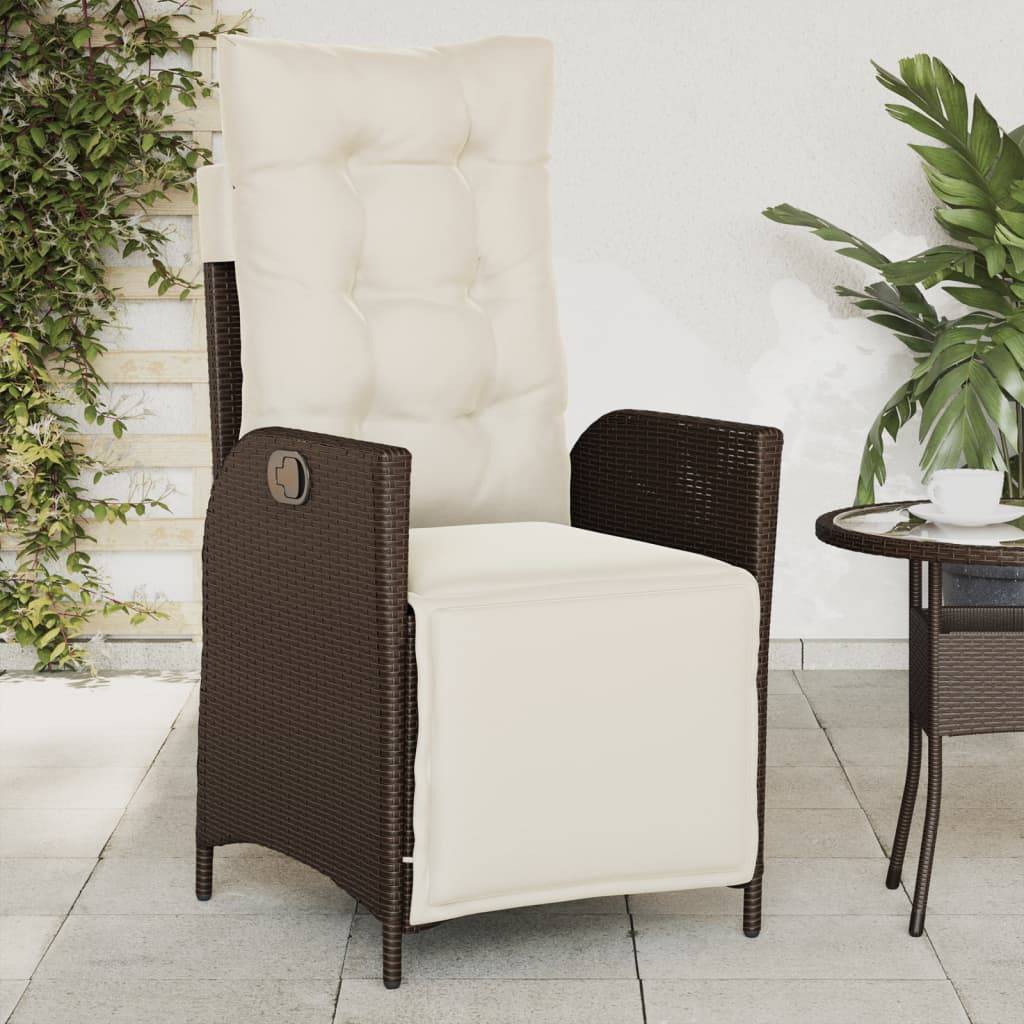 Chaise bois composite 2 places rotin marron  57 x 61 x 93 cm  - Prolenta premium  p3157.5 - Image 3