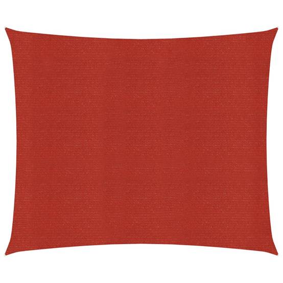 Helloshop26 - Voile toile d'ombrage parasol 160 g/m² PEHD 3,6 x 3,6 m rouge - Imagen 1