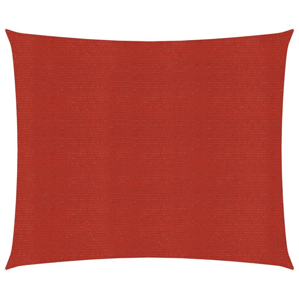 Helloshop26 - Voile toile d'ombrage parasol 160 g/m² PEHD 3,6 x 3,6 m rouge - Imagen 1