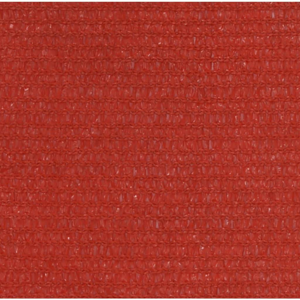 Helloshop26 - Voile toile d'ombrage parasol 160 g/m² PEHD 3,6 x 3,6 m rouge - Imagen 3