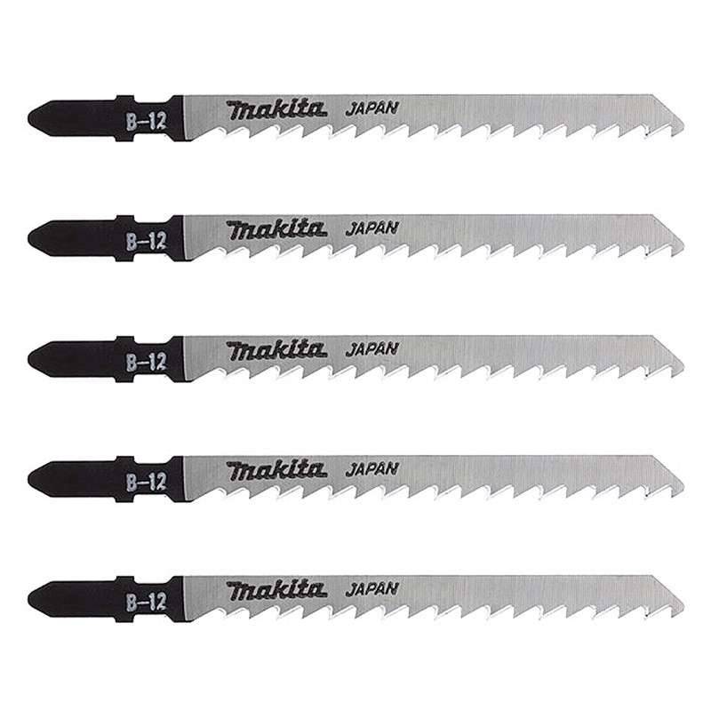 Makita - Lot de 5 lames MAKITA A-85640 pour scie sauteuse (bois, contre-plaqué et PVC) (5 à 65mm) Makita - Imagen 1