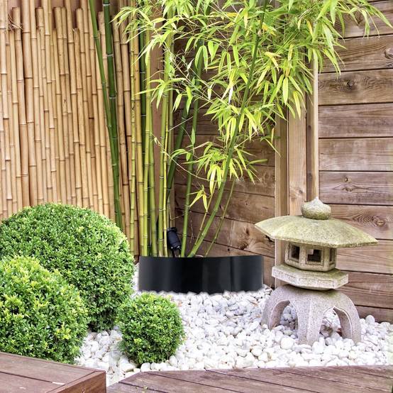 Barrière anti-racines bambou 5m 800gr anti-rhizomes H.60 cm - Image 5