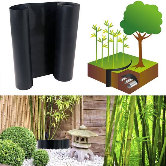 Barrière anti-racines bambou 5m 800gr anti-rhizomes H.60 cm - Image 4