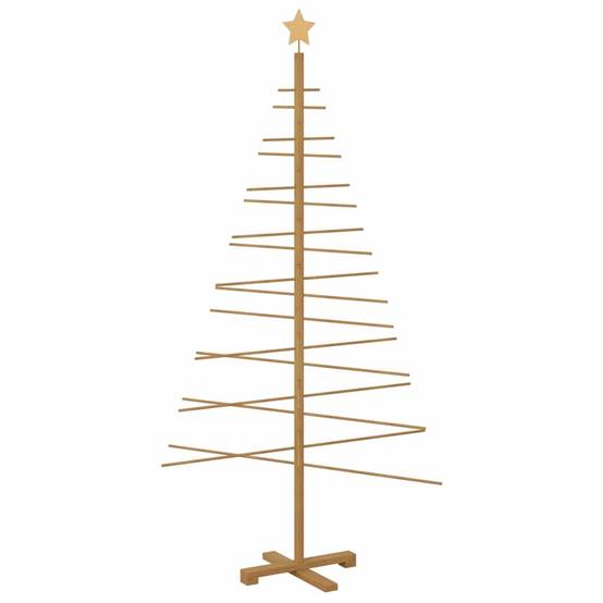 Vidaxl - Arbre de Noël en bois avec support Marron 180 cm Bambou vidaXL 42018052 - Image 8
