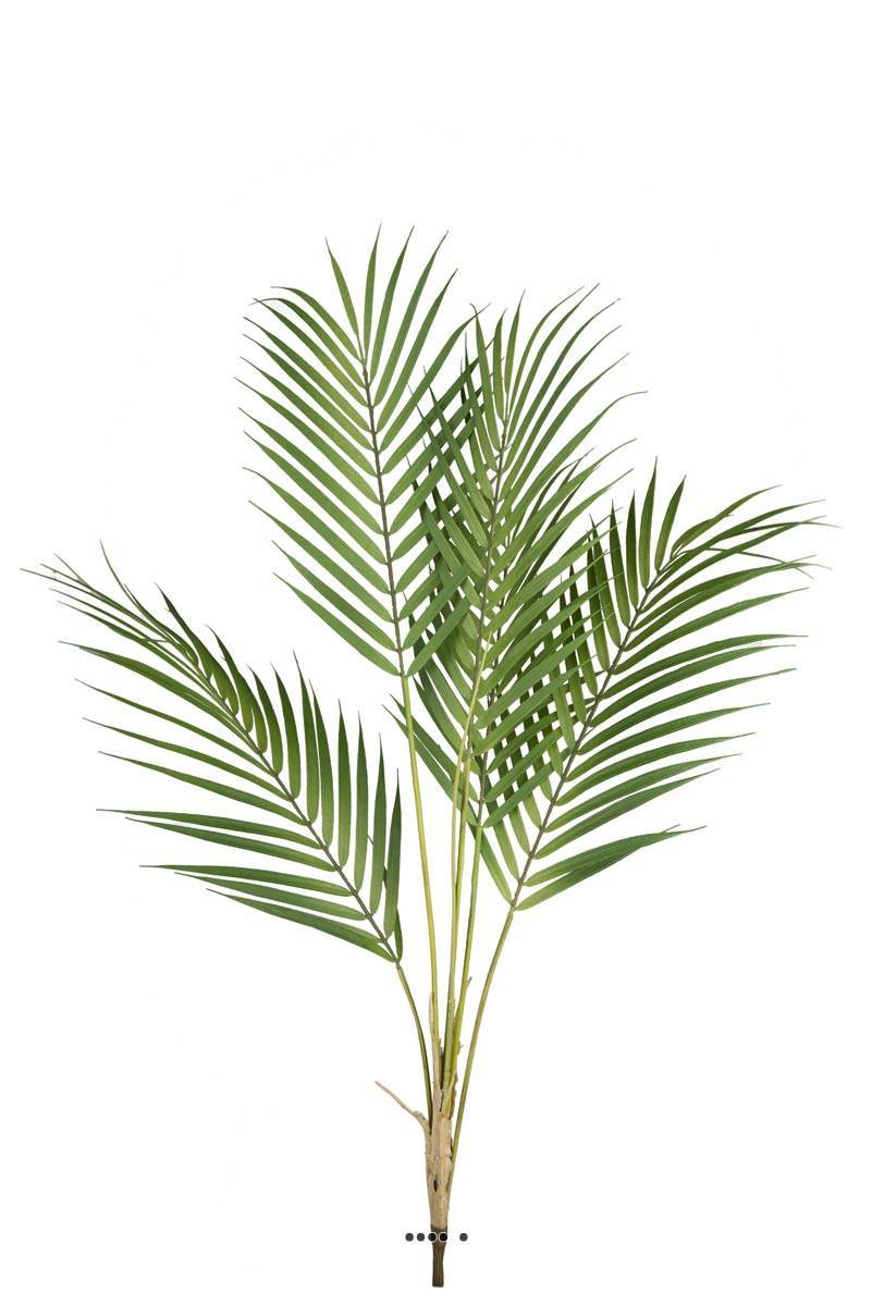 Artificielles - Piquet de 5 feuilles de Palmier Phoenix factice H85cm plastique D60cm - Imagen 1