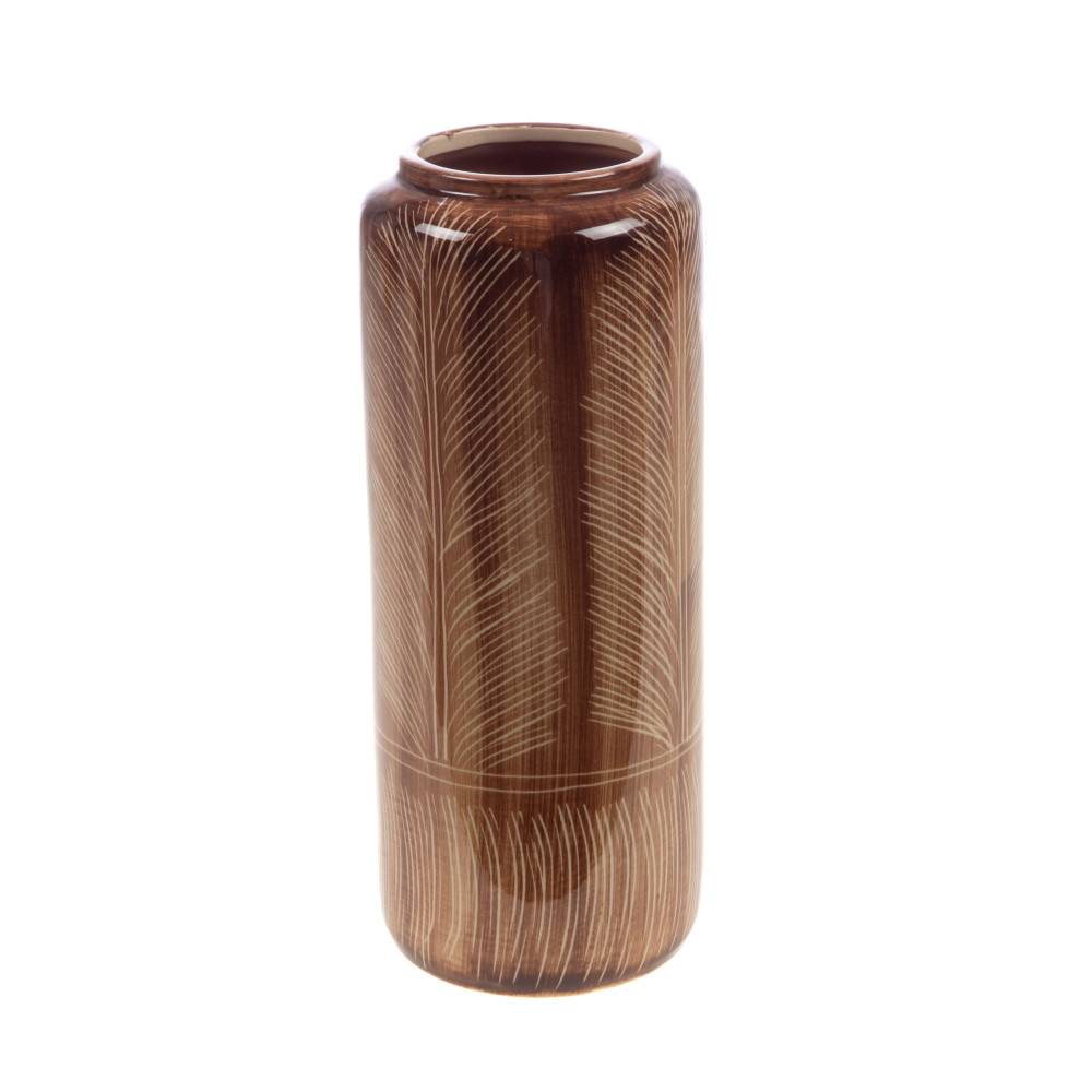 Amadeus - Vase Feuille rouille 33 cm - Image 1