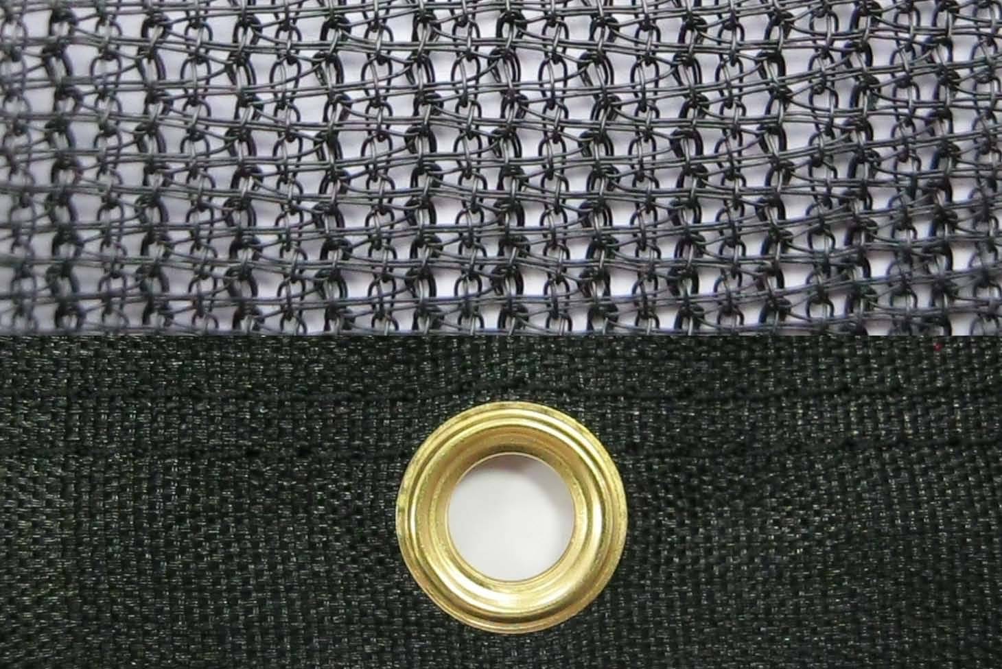Maille Store - Filet de Benne Fini 200g/m² - Sans sandow Noir 3.5m x 5m