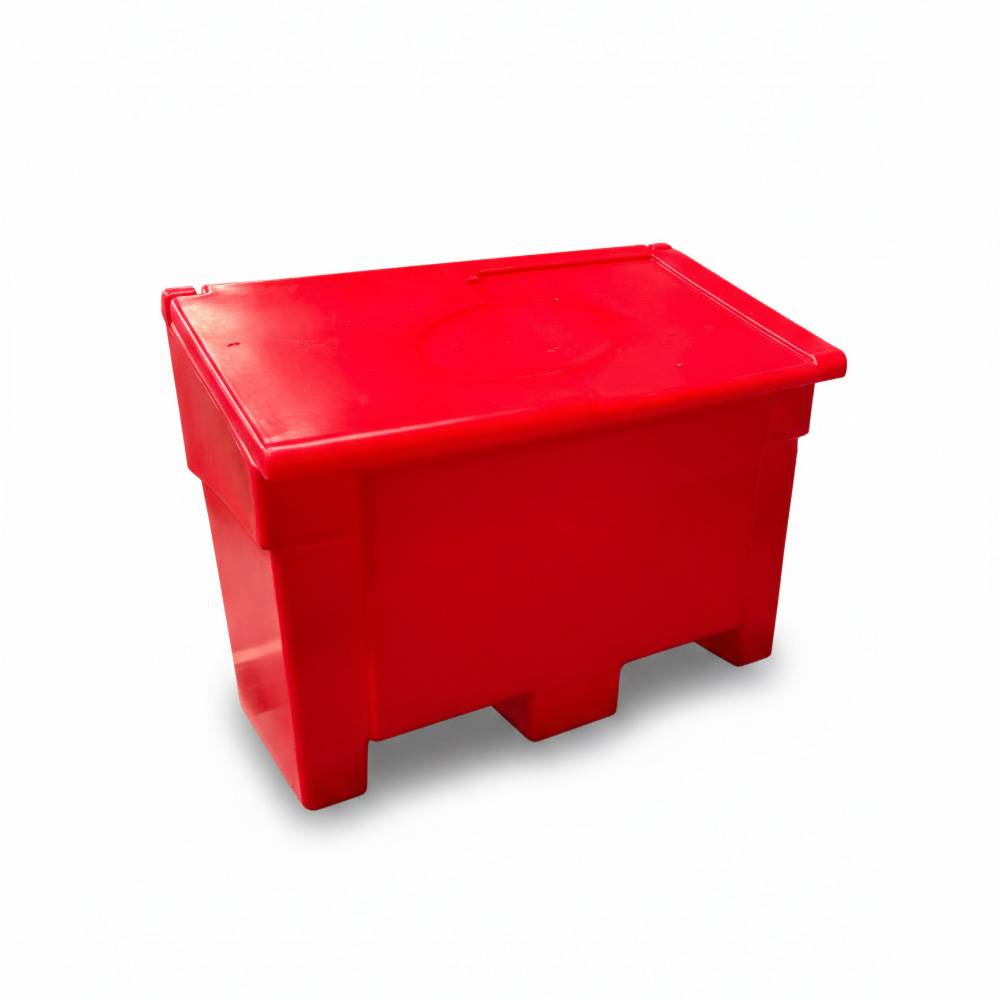Bac à sable incendie/ à sel de déneigement 300l-plast'up rotomoulage - Image 1