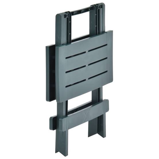 Table d'extérieur pliable - Table de jardin vert 45x43x50 cm plastique - Image 4