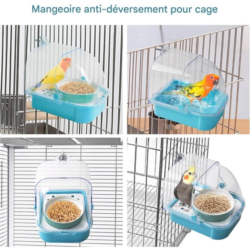 Baignoire pour perroquets et oiseaux - Lytech - Image 2
