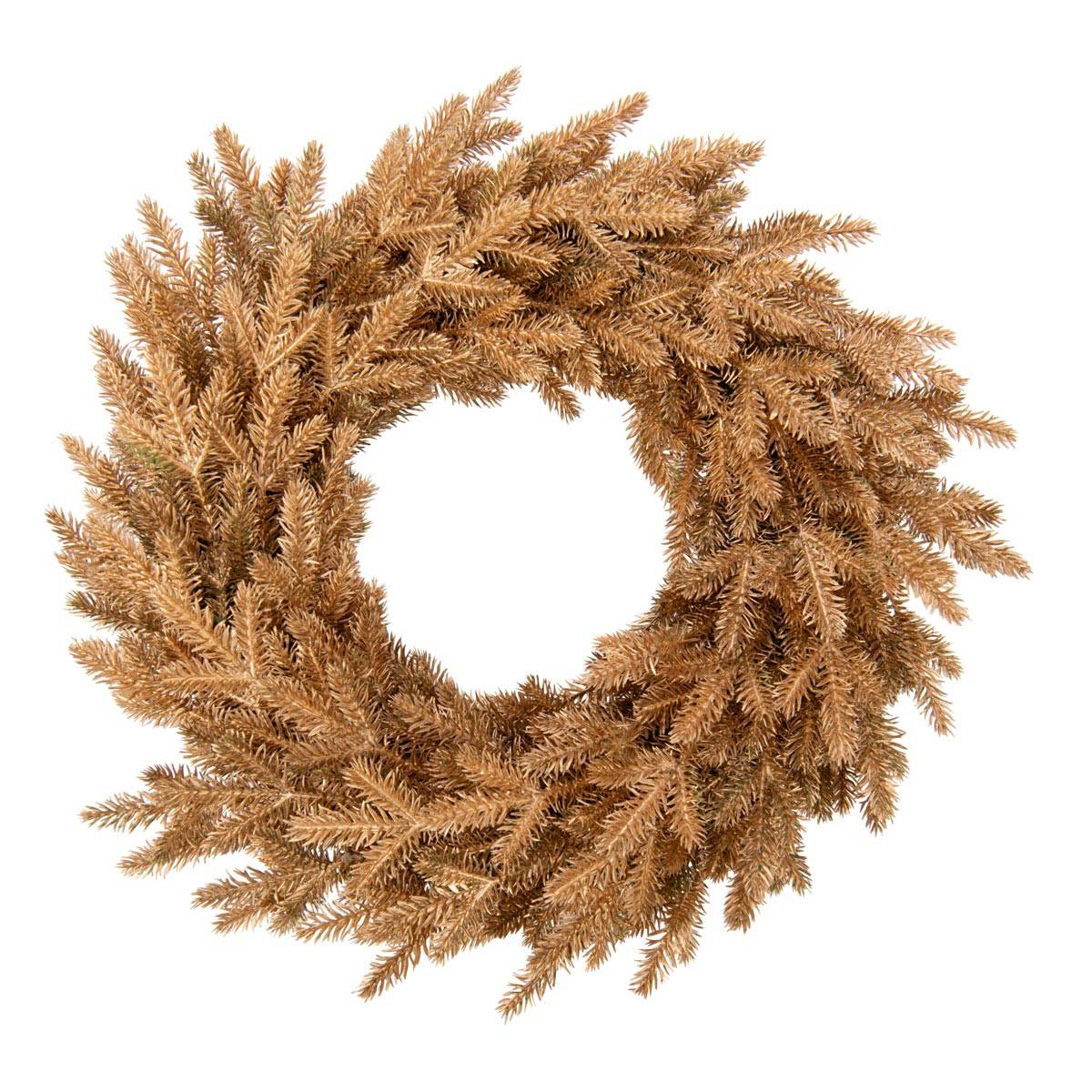J-Line - Couronne de Noël "Joaquin" 50cm Doré