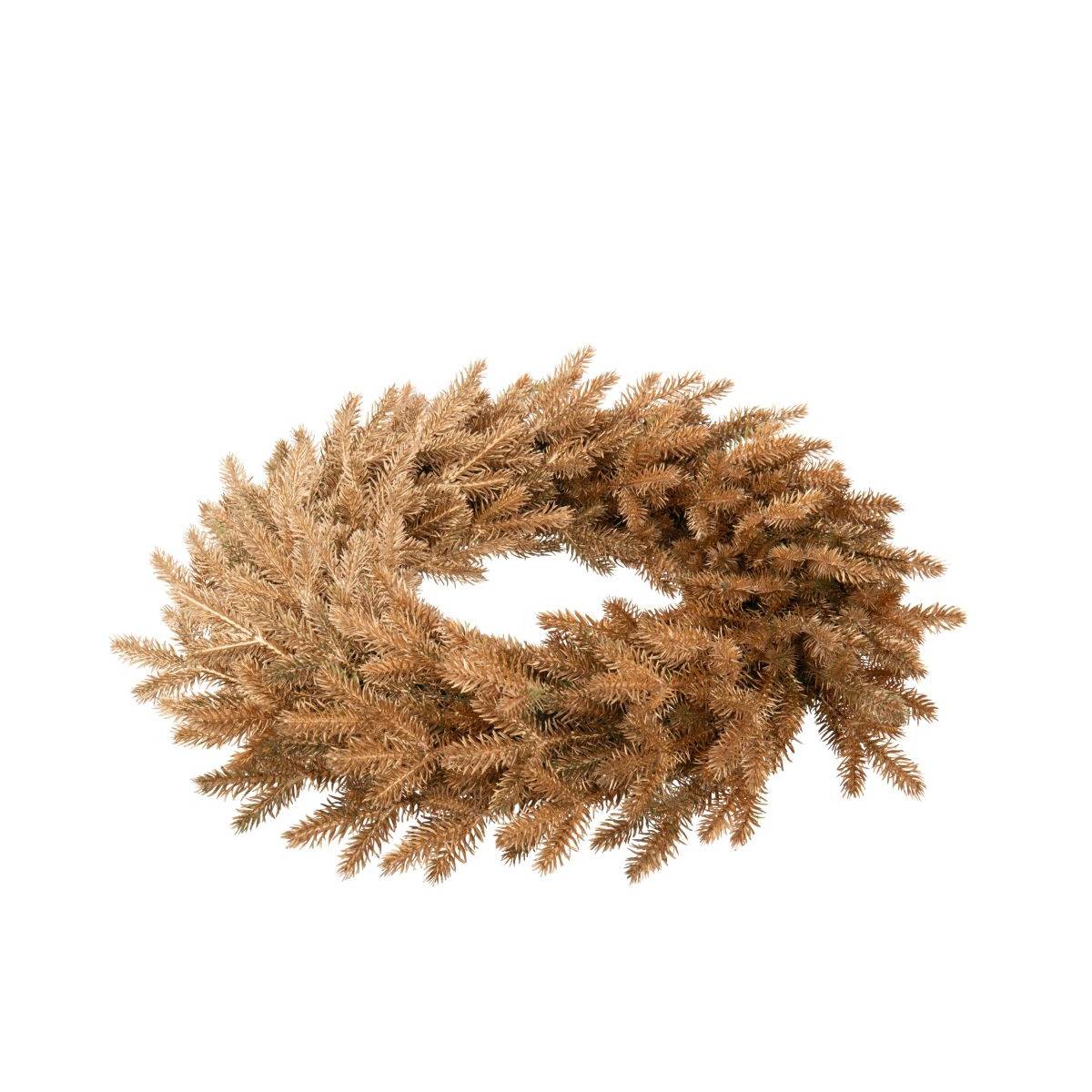 J-Line - Couronne de Noël "Joaquin" 50cm Doré - Image 2