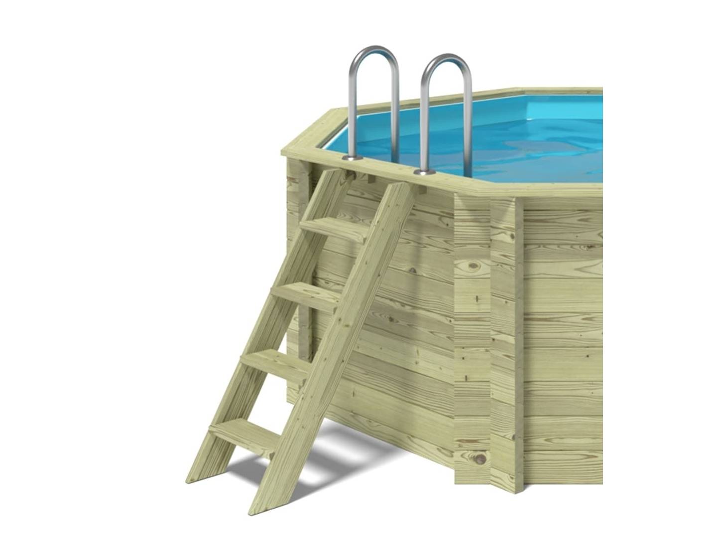 Altanka - Piscine en bois Coral 3.25x3.25 - H.1.18 m autoportante - BAS7301OSP+SZA - Imagen 8