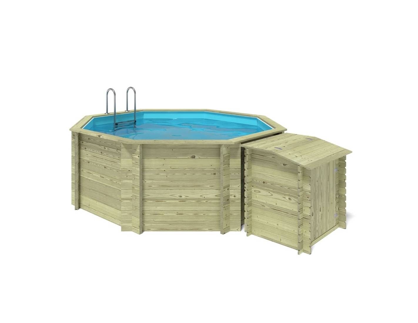 Altanka - Piscine en bois Coral 3.25x3.25 - H.1.18 m autoportante - BAS7301OSP+SZA - Imagen 3
