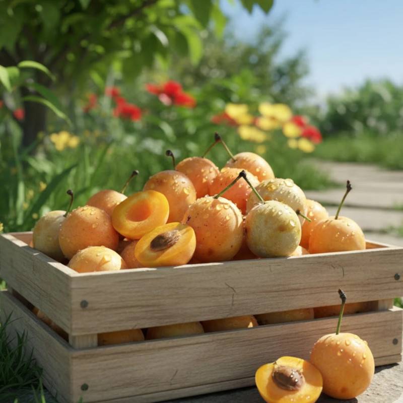 Prunier nain Prunélla - Nains de jardins® - Bon rendement - Pot de 5L - 40/80 cm - De 1,50 m à 2,00 m - Image 3