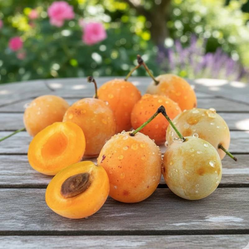 Prunier nain Prunélla - Nains de jardins® - Bon rendement - Pot de 5L - 40/80 cm - De 1,50 m à 2,00 m - Image 2